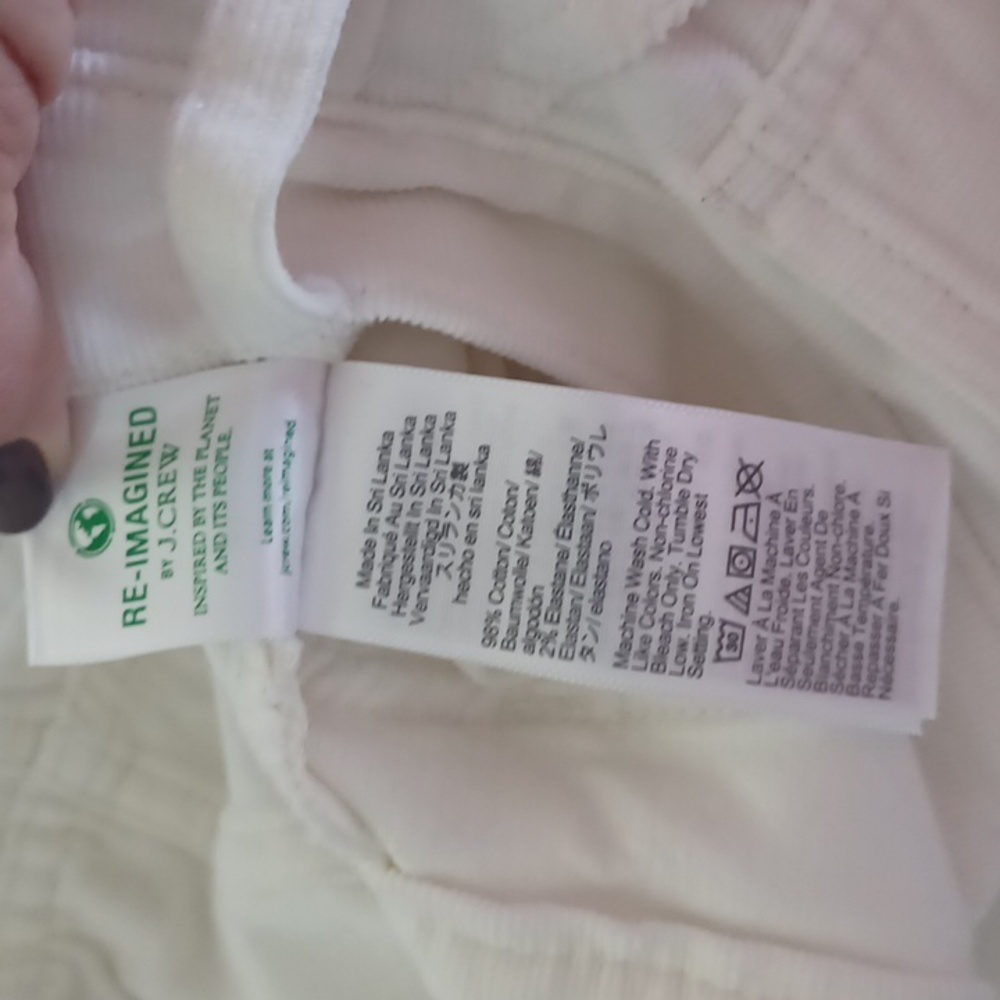 J. Crew Off-White Corduroy Pants - Picture 5 of 5